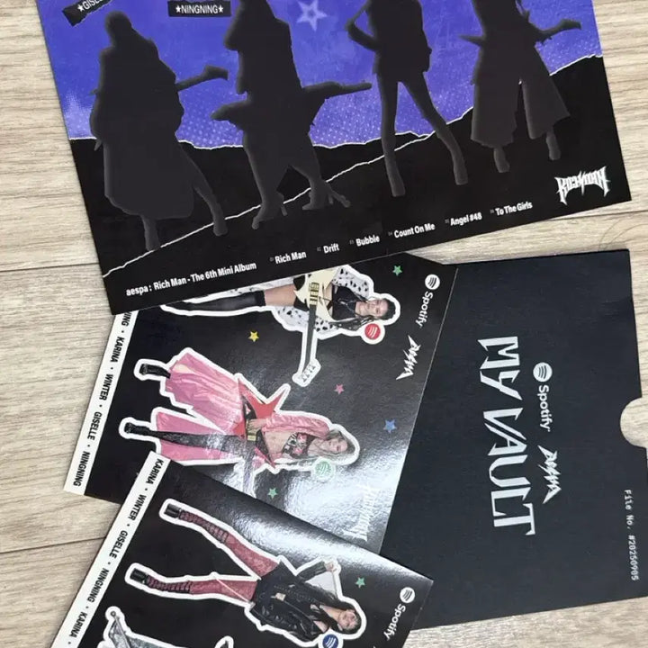 [SOLD OUT] 에스파 Spotify My Vault 스티커 세트