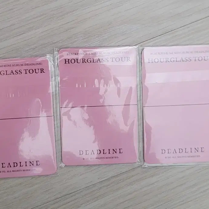 [SOLD OUT] 블랙핑크 HOURGLASS 더세임이 특전 홀로그램 포토카드 세트