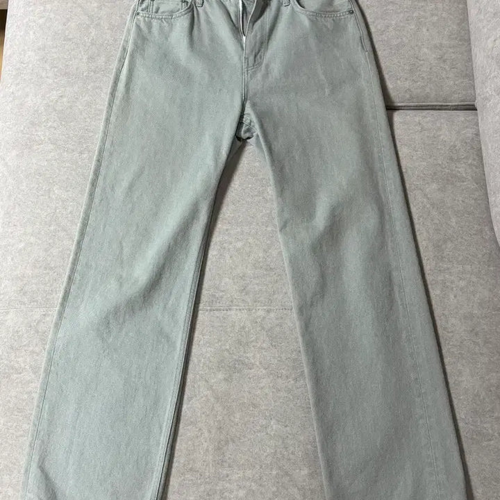 [BUNJANG] Label Archive Relaxed Fit Jeans / 라벨아카이브 relaxed fit jeans mint grey