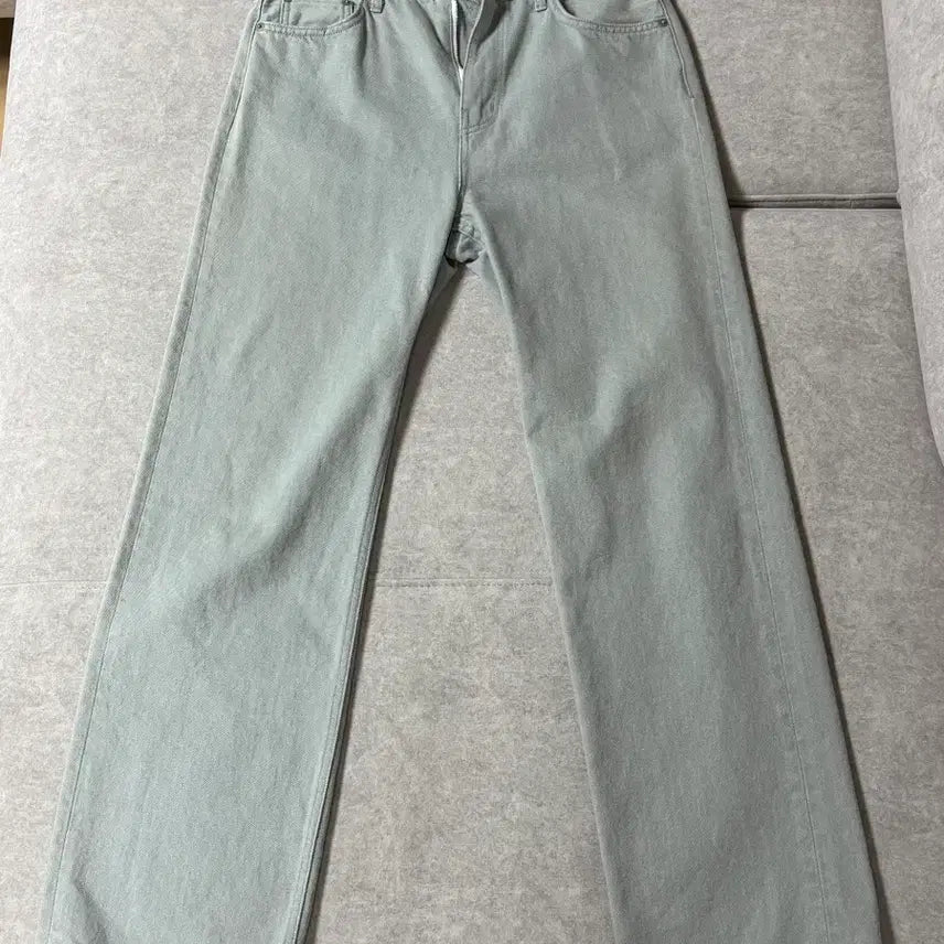 [BUNJANG] Label Archive Relaxed Fit Jeans / 라벨아카이브 relaxed fit jeans mint grey