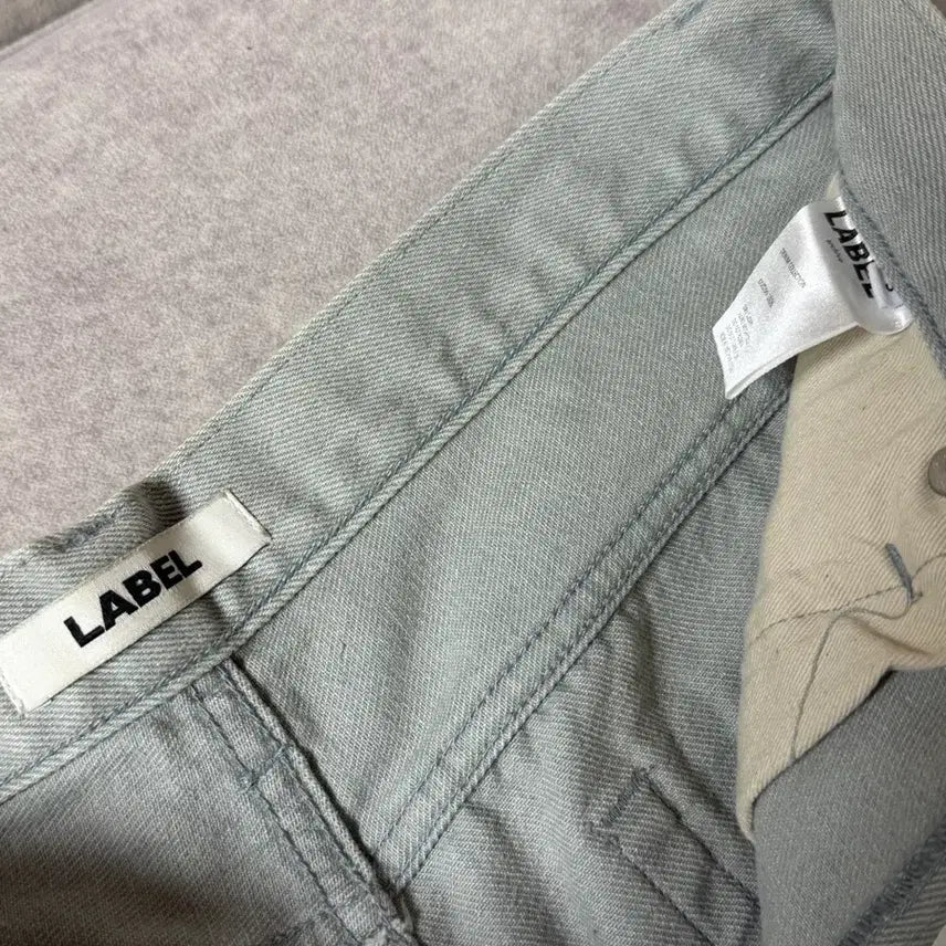 [BUNJANG] Label Archive Relaxed Fit Jeans / 라벨아카이브 relaxed fit jeans mint grey