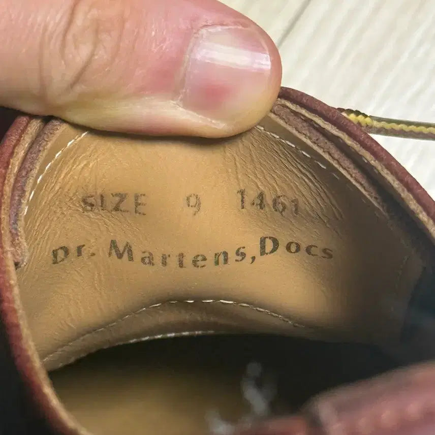[BUNJANG] Dr. Martens 1461 Mie Burgundy Brown Shoes / Uk9,280) 닥터마틴 1461 mie 버건디 브라운
