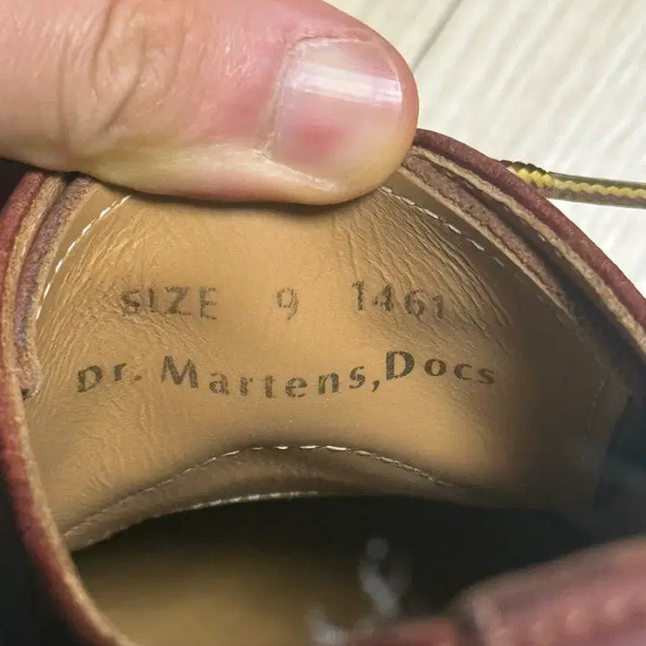 [BUNJANG] Dr. Martens 1461 Mie Burgundy Brown Shoes / Uk9,280) 닥터마틴 1461 mie 버건디 브라운