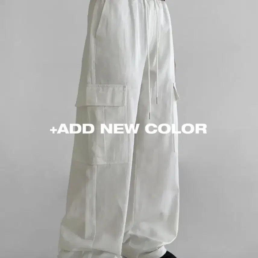 [SOLD OUT] 블랙업 필립 밴딩 카고 코튼팬츠