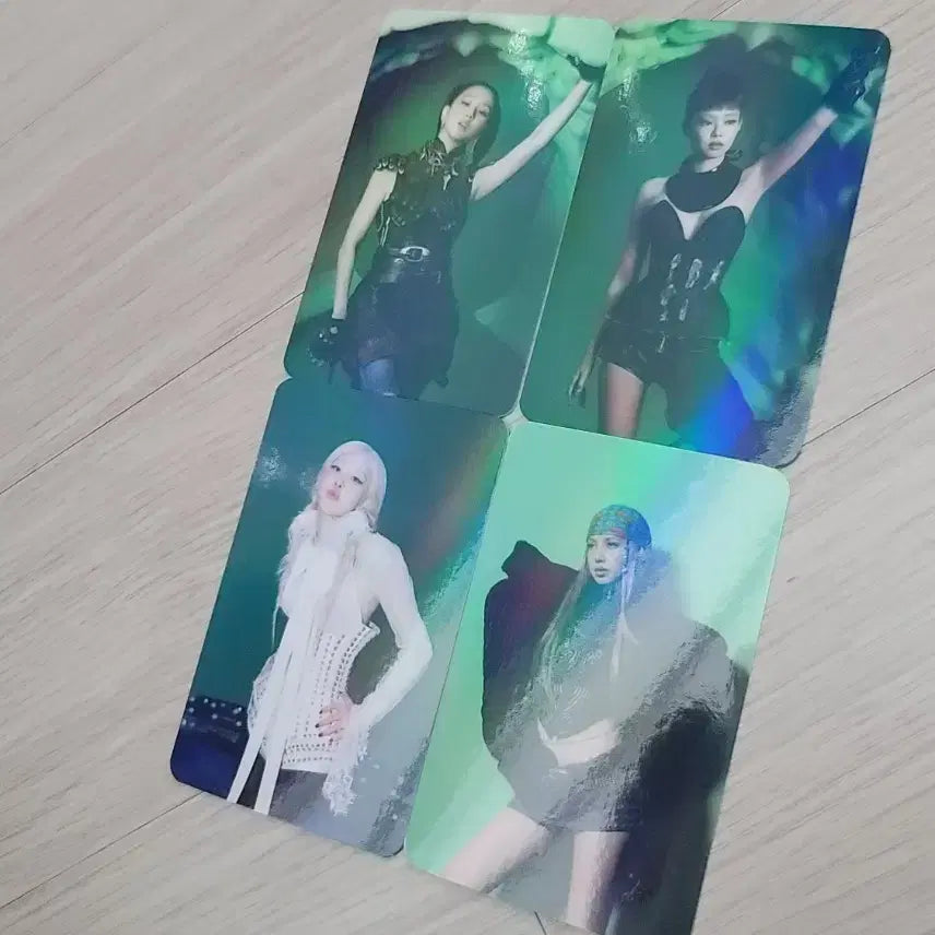 [SOLD OUT] 블랙핑크 HOURGLASS 사운드웨이브 특전 홀로그램 포토카드 세트