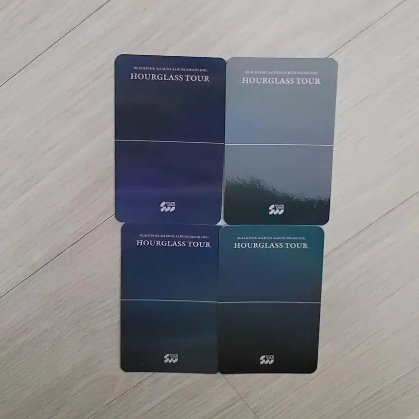 [SOLD OUT] 블랙핑크 HOURGLASS 사운드웨이브 특전 홀로그램 포토카드 세트