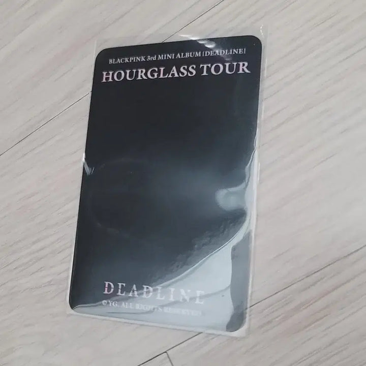 [SOLD OUT] 블랙핑크 HOURGLASS 더세임이 특전 제니 포토카드