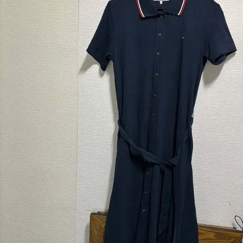[BUNJANG] Tommy Hilfiger Navy Collar Dress XS / 타미힐피거 네이비 카라 원피스 xs사이즈