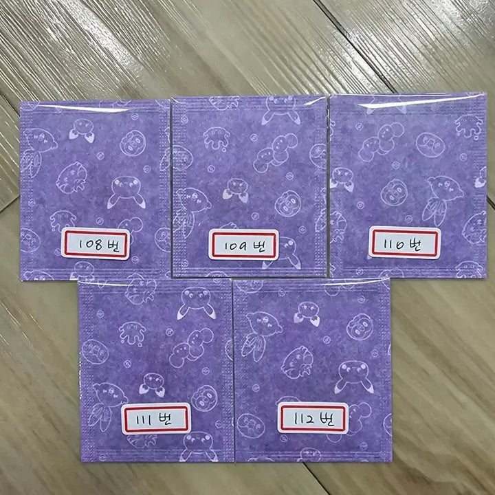 [BUNJANG] Pokemon TCG Pocket Piece Stickers Bundle Set / 포켓몬띠부씰  포켓피스108.109.110.111.112 미개봉