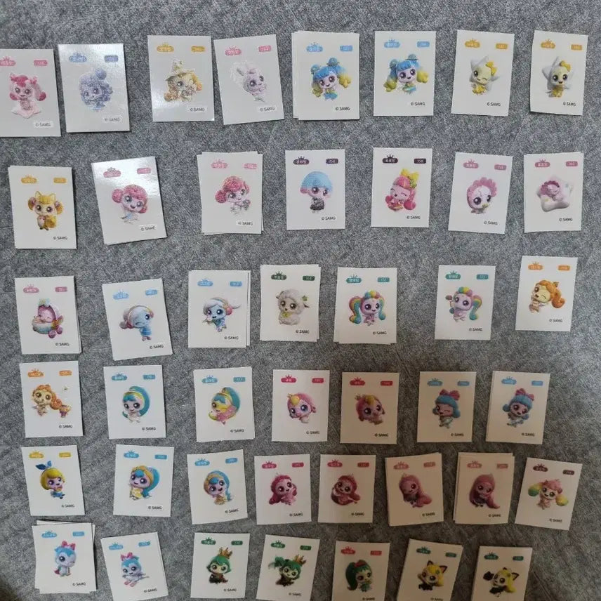 [BUNJANG] TINYPING 5th &amp; 6th Generation Sticker Bundle Set / 티니핑 띠부씰 판매1