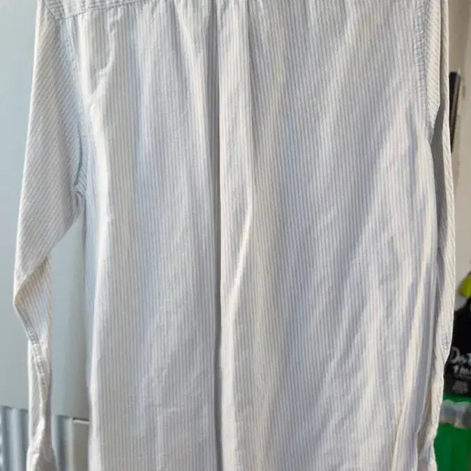 [BUNJANG] Giordano Cotton Striped Shirt / (100) 지오다노 코튼 스트라이프 셔츠