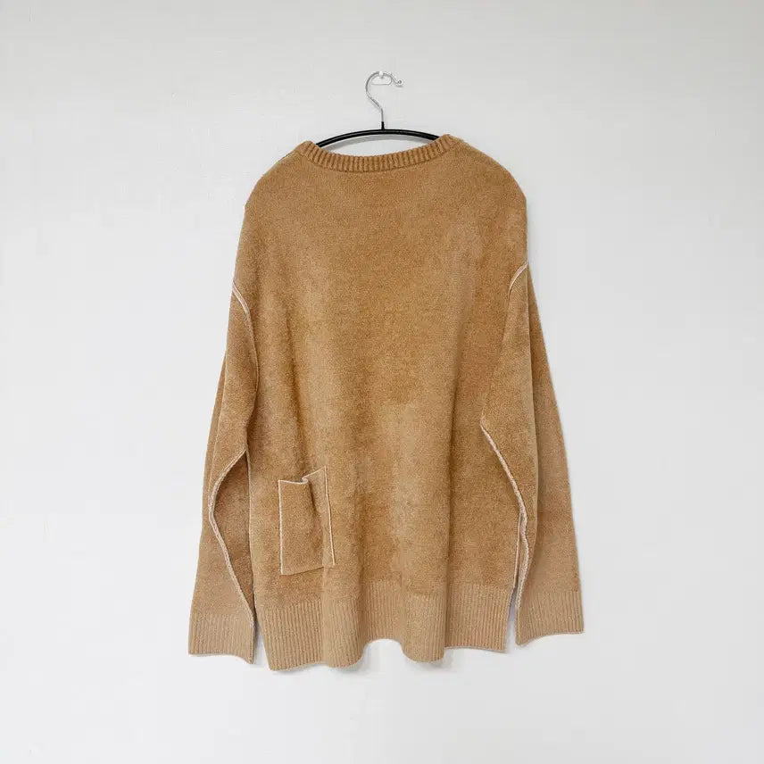 [BUNJANG] Songzio Reversible Knit Sweater / [48] 송지오 리버시블 니트 브라운