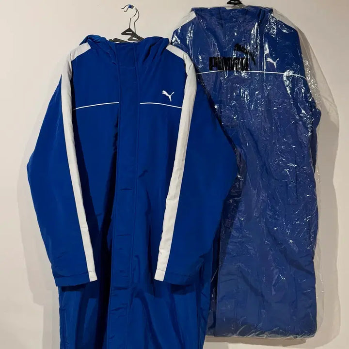 [BUNJANG] Puma Core Performance Bench Parka (Blue) - Set of 2 / 푸마 코어 퍼포먼스 벤치 파카 2벌 (블루)