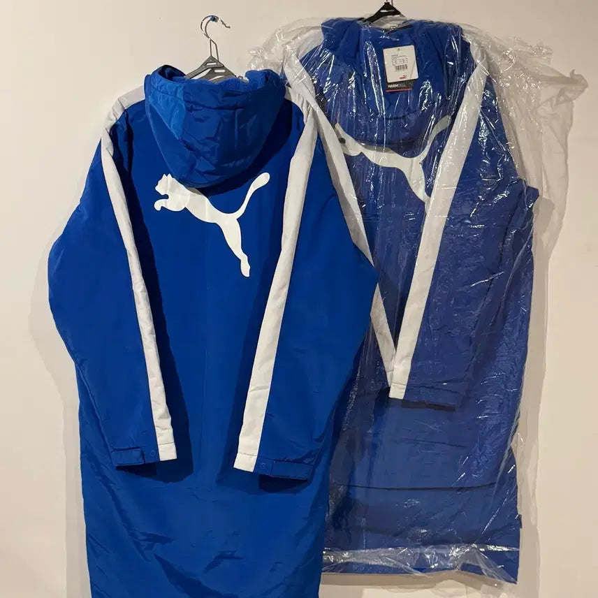 [BUNJANG] Puma Core Performance Bench Parka (Blue) - Set of 2 / 푸마 코어 퍼포먼스 벤치 파카 2벌 (블루)