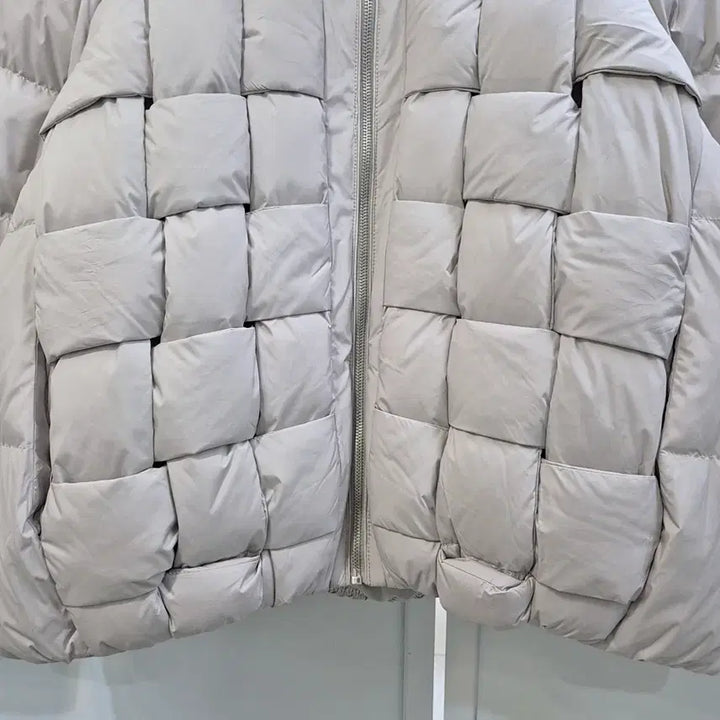 [BUNJANG] Marie Claire Intrecciato Duck Down Padded Jacket / 마리끌레르 인트레치아토 덕다운 패딩