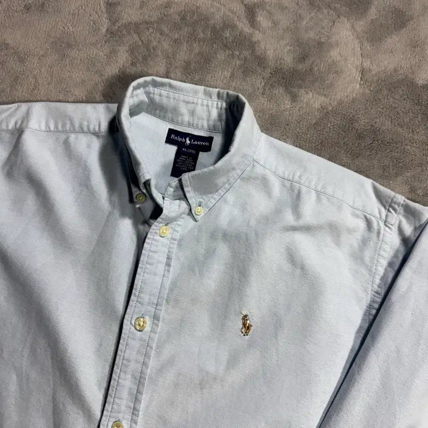 [BUNJANG] Polo Ralph Lauren Sky Blue Shirt / 폴로랄프로렌 하늘색 셔츠