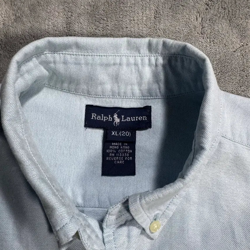 [BUNJANG] Polo Ralph Lauren Sky Blue Shirt / 폴로랄프로렌 하늘색 셔츠