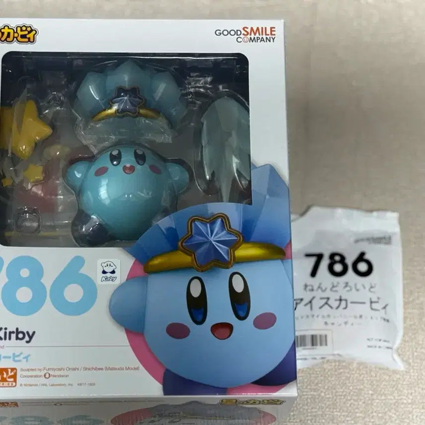 [BUNJANG] Good Smile Ice Kirby Nendoroid Figure / (미개봉)넨도로이드 786 아이스커비 특전포함