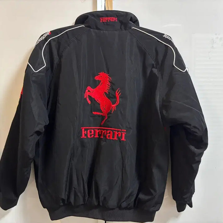 [BUNJANG] Ferrari F1 Racing Jacket Black / 페라리 F1 레이싱 자켓 블랙 판매해요