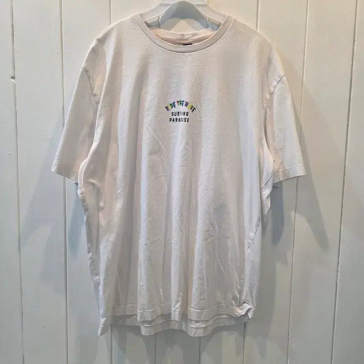 [BUNJANG] ZIOZIA White XXL Short Sleeve T-shirt / 반팔티 "ZIOZIA" 지오지아