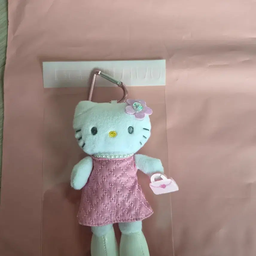 [BUNJANG] Hello Kitty Pink Dress Doll Keychain / 헬로키티 핑크 드레스 인형 키링