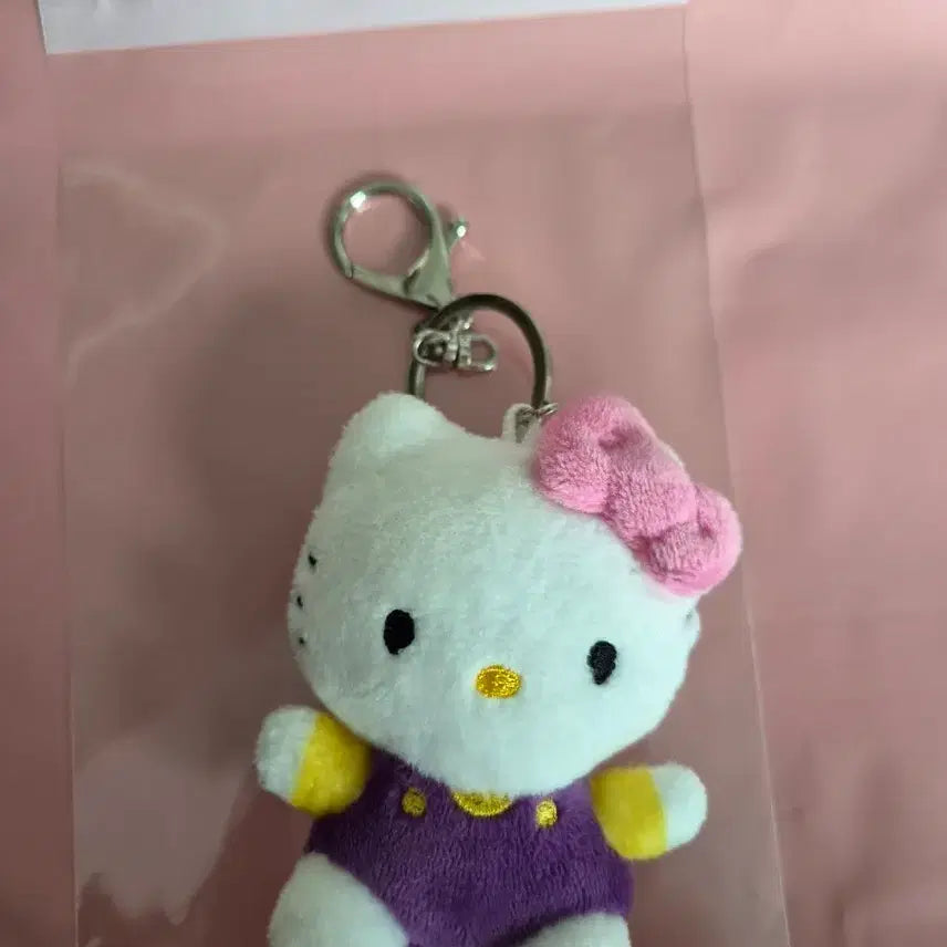 [BUNJANG] Hello Kitty Plush Keychain Purple / 헬로키티 인형 키링 퍼플