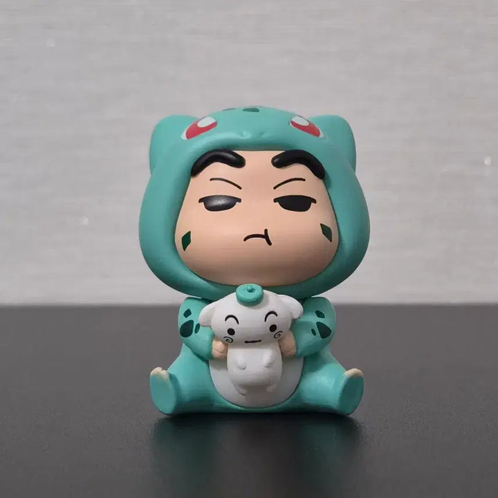 [BUNJANG] Crayon Shin-chan Figure - Strange Seedling Version / 6.8cm 짱구 피규어 이상해씨 짱구와 흰둥이