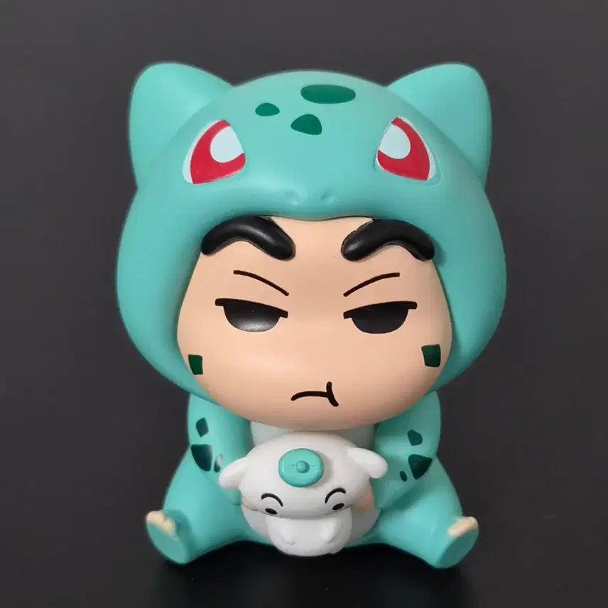 [BUNJANG] Crayon Shin-chan Figure - Strange Seedling Version / 6.8cm 짱구 피규어 이상해씨 짱구와 흰둥이