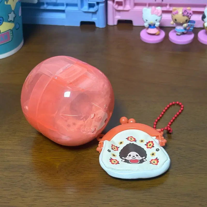 [BUNJANG] Monchhichi Mini Gamaguchi Coin Purse Keychain Gacha / 몬치치 미니 가마구치 키링 가챠