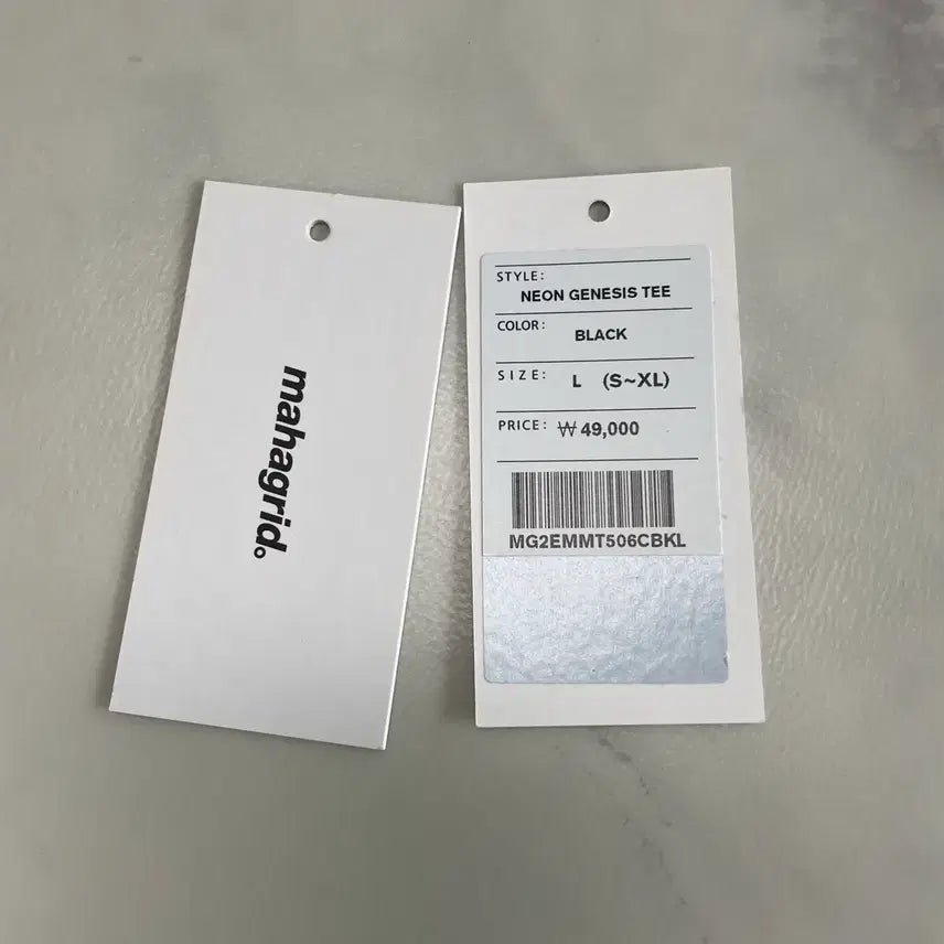[SOLD OUT] 에반게리온 마하그리드 콜라보 반팔 티셔츠 블랙 L사이즈