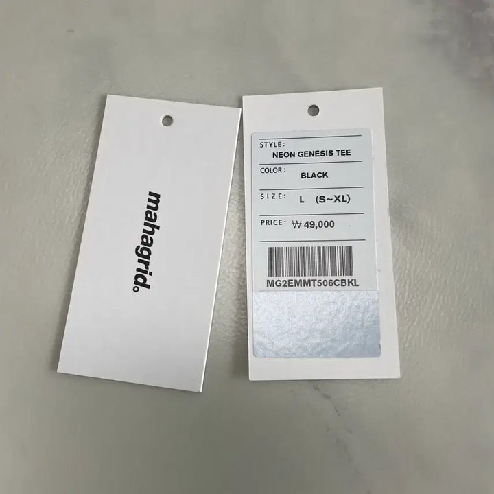 [SOLD OUT] 에반게리온 마하그리드 콜라보 반팔 티셔츠 블랙 L사이즈