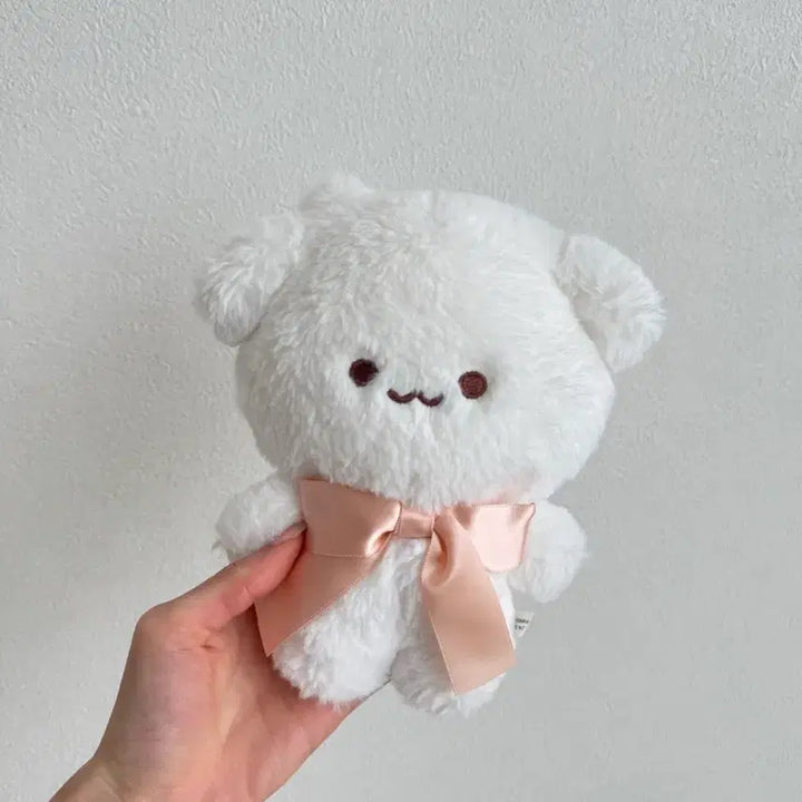 [BUNJANG] Krem Bonbon Cream Puppy Mousse Plush / 크렘봉봉 크림강아지 무스인형