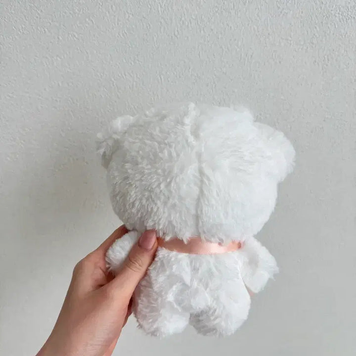 [BUNJANG] Krem Bonbon Cream Puppy Mousse Plush / 크렘봉봉 크림강아지 무스인형