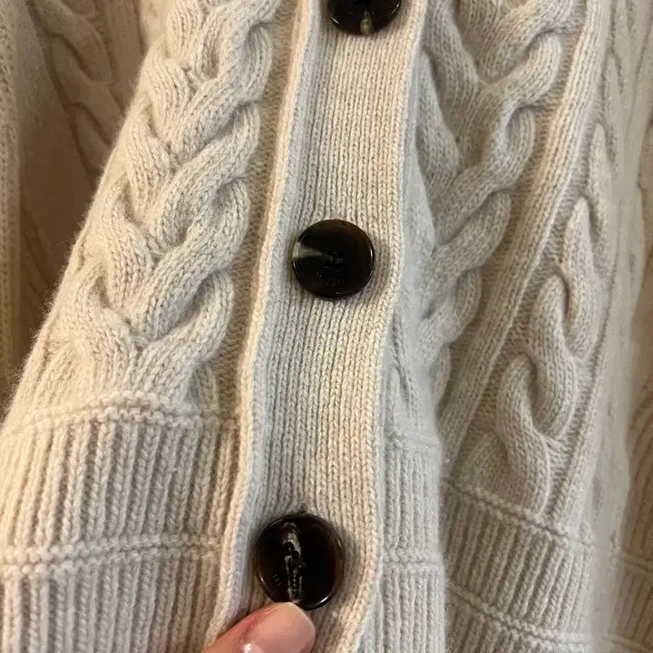 [BUNJANG] Maje Cashmere Cardigan / 마쥬 캐시울 가디건