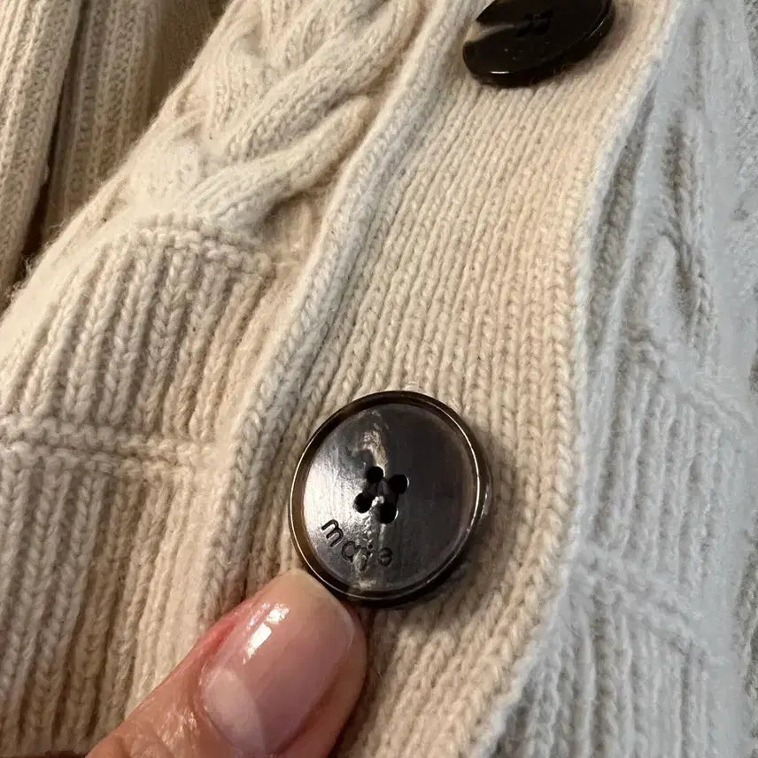 [BUNJANG] Maje Cashmere Cardigan / 마쥬 캐시울 가디건