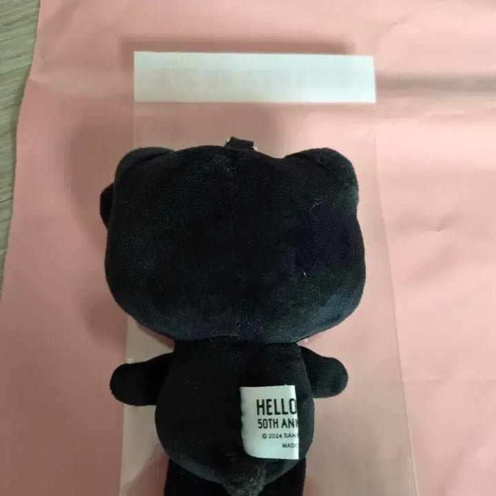 [BUNJANG] Hello Kitty Black Plush Keychain / 헬로키티 검정색 봉제인형 키링