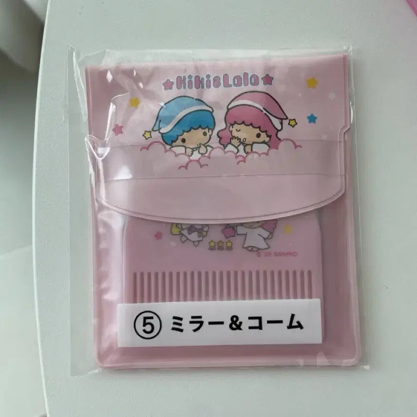 [BUNJANG] Kiki Lala Kuji Comb Mirror Set (Sealed) / 키키라라 쿠지 빗거울 세트 미개봉