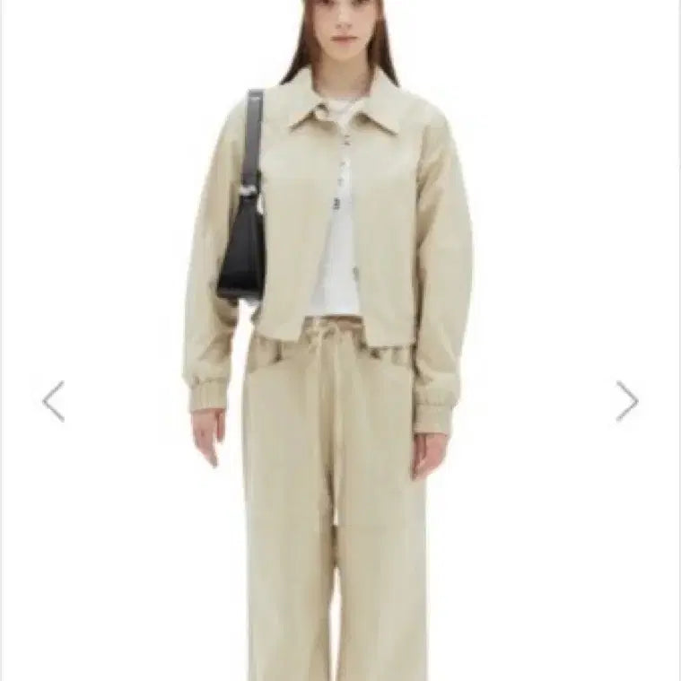 [BUNJANG] Matin Kim Western Detail Stitch Jumper Jacket Beige / 마뗑킴 스티치 점퍼 봄버 자켓 베이지 Matin Kim 웨스턴 디테일