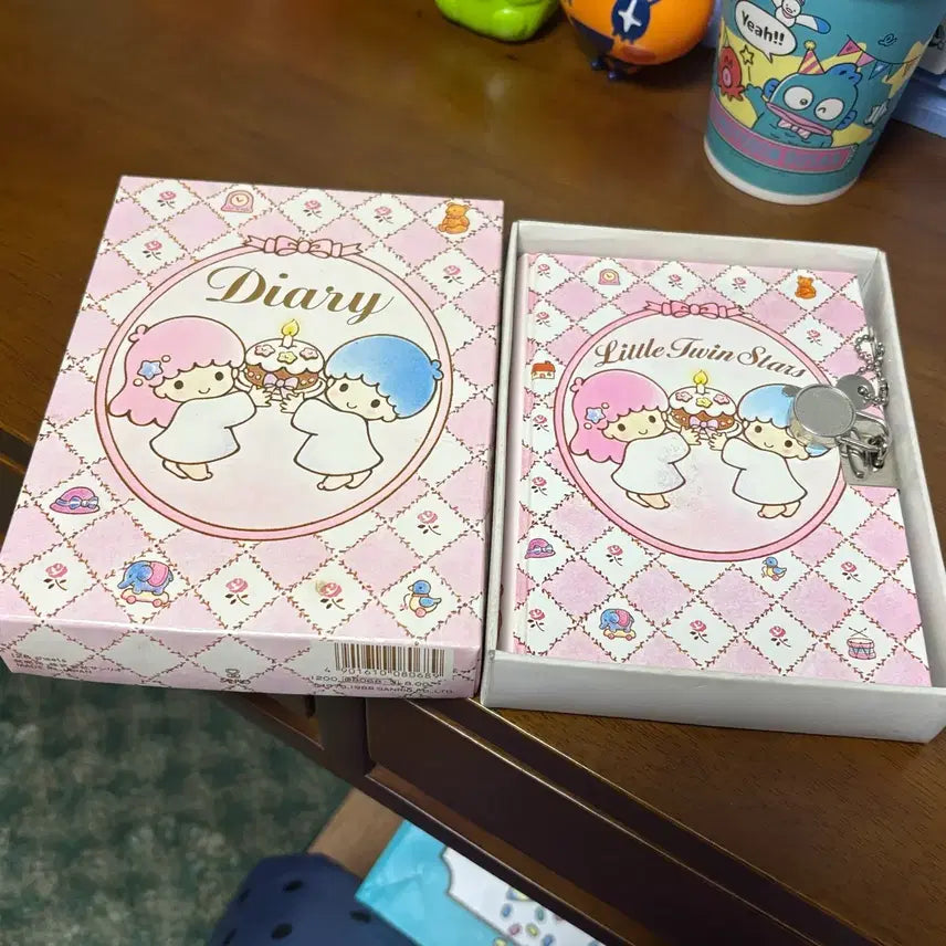 [BUNJANG] 1988 Little Twin Stars Kiki &amp; Lala Secret Diary / 고전리틀트윈스타 키키라라 비밀 다이어리