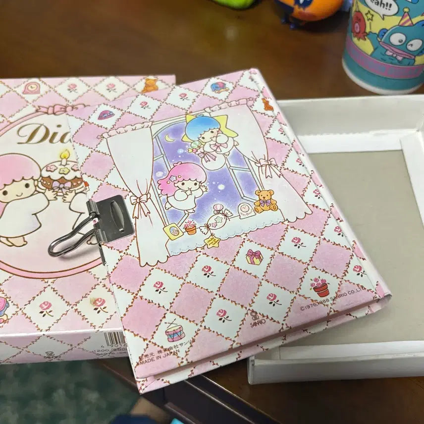 [BUNJANG] 1988 Little Twin Stars Kiki &amp; Lala Secret Diary / 고전리틀트윈스타 키키라라 비밀 다이어리