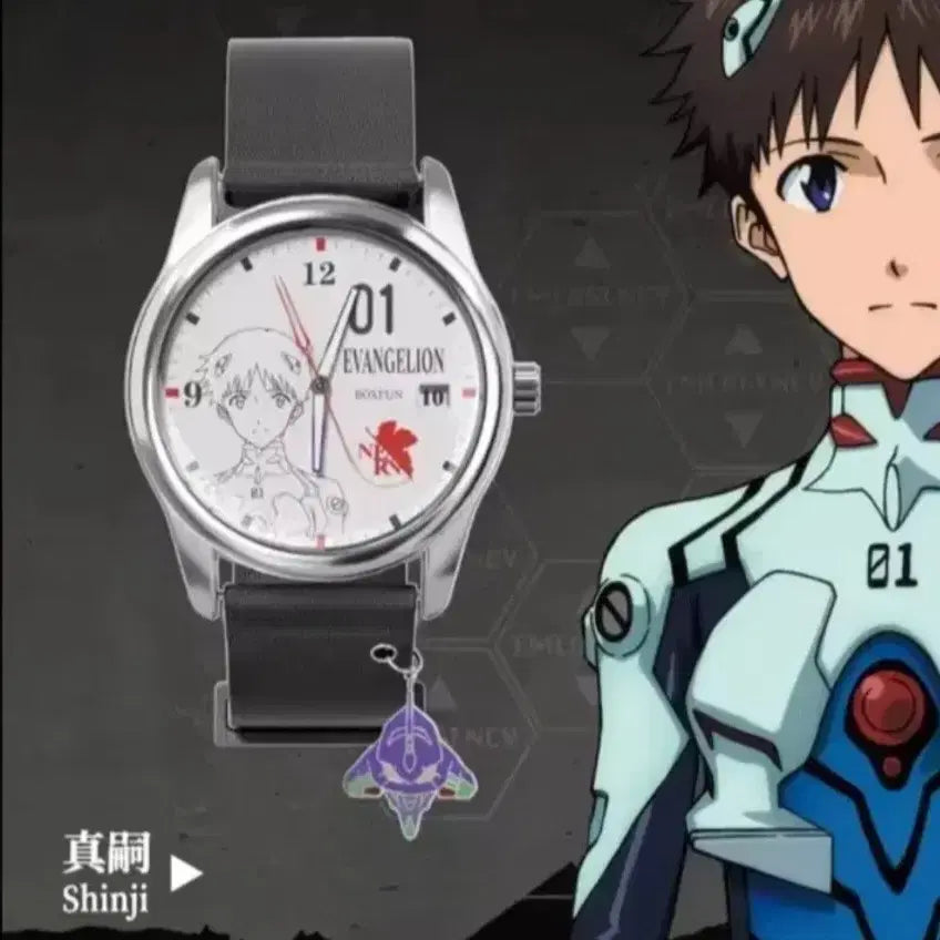 [BUNJANG] Evangelion Shinji Wristwatch / 에반게리온 신지 손목시계 Time Instrumentality