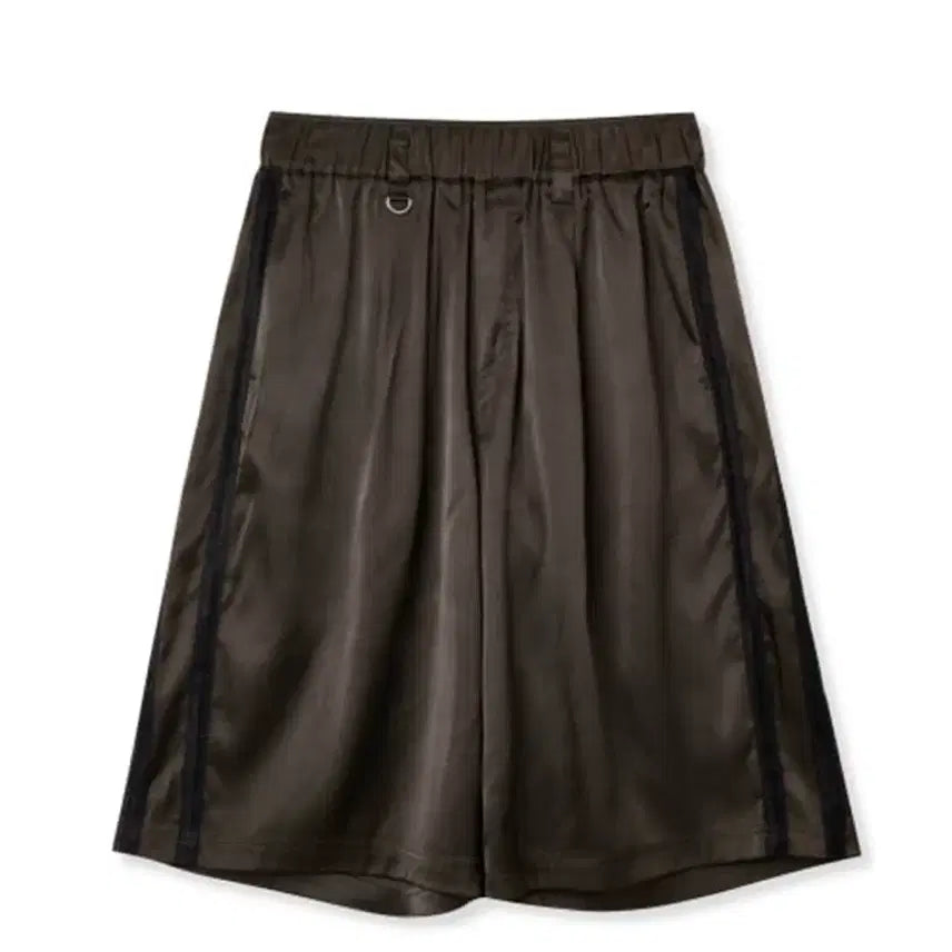 [BUNJANG] Willowmoon Satin Lace Track Shorts Brown S / 밀로우먼 사틴 레이스 트랙 쇼츠 브라운 s