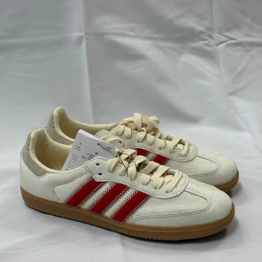 [BUNJANG] Adidas Samba OG Beige Cream White Sneakers (W250) / [새상품] 아디다스 삼바 OG 베이지 크림 화이트 w250