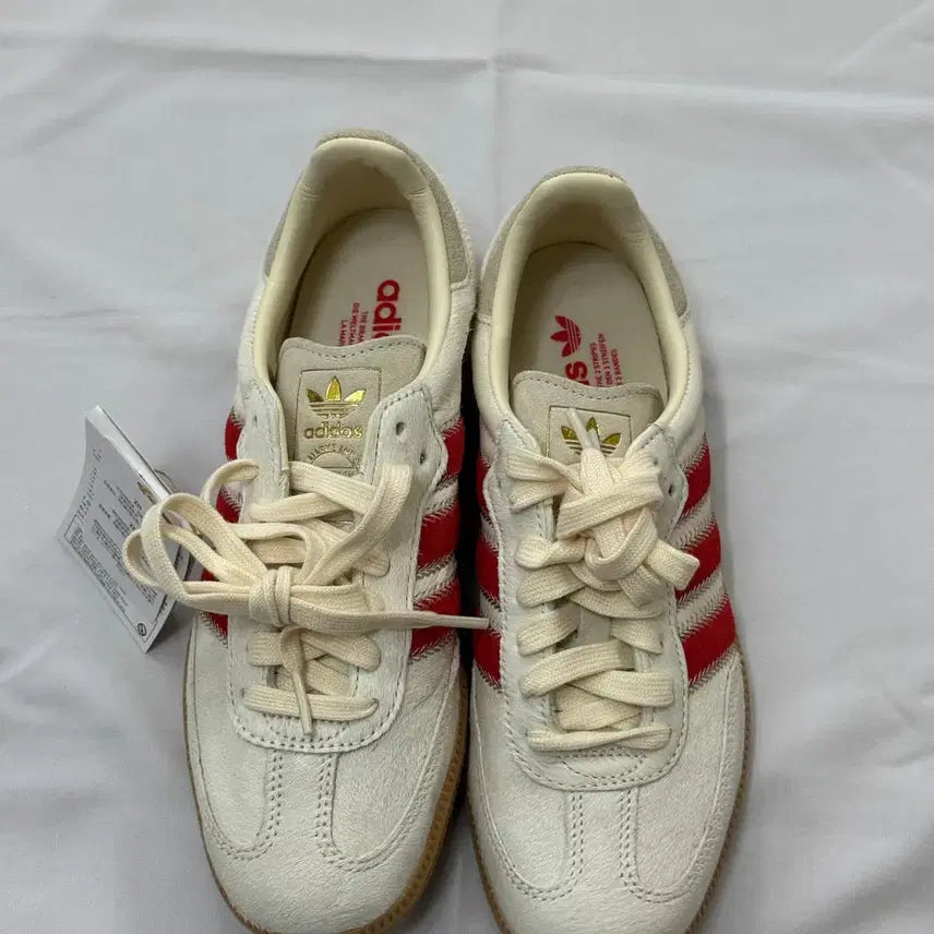[BUNJANG] Adidas Samba OG Beige Cream White Sneakers (W250) / [새상품] 아디다스 삼바 OG 베이지 크림 화이트 w250