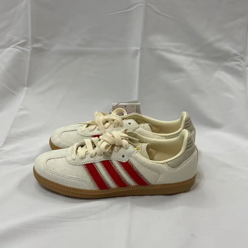[BUNJANG] Adidas Samba OG Beige Cream White Sneakers (W250) / [새상품] 아디다스 삼바 OG 베이지 크림 화이트 w250