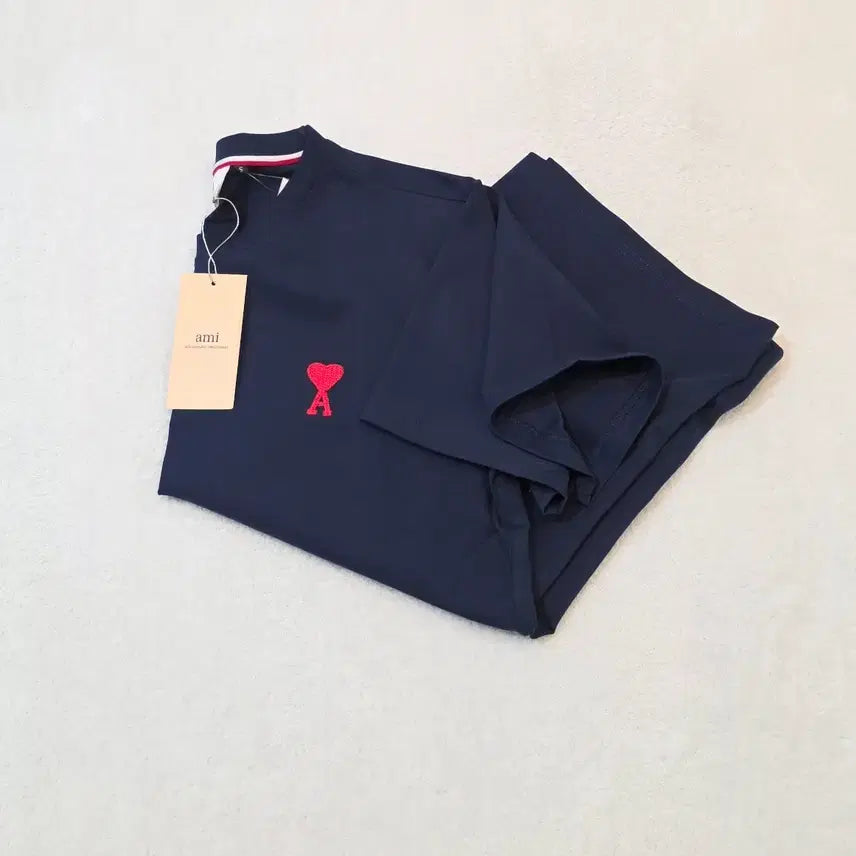 [BUNJANG] Basic Short Sleeve T-Shirt Navy / 반팔티 기본티 (새상품)