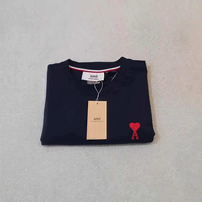 [BUNJANG] Basic Short Sleeve T-Shirt Navy / 반팔티 기본티 (새상품)
