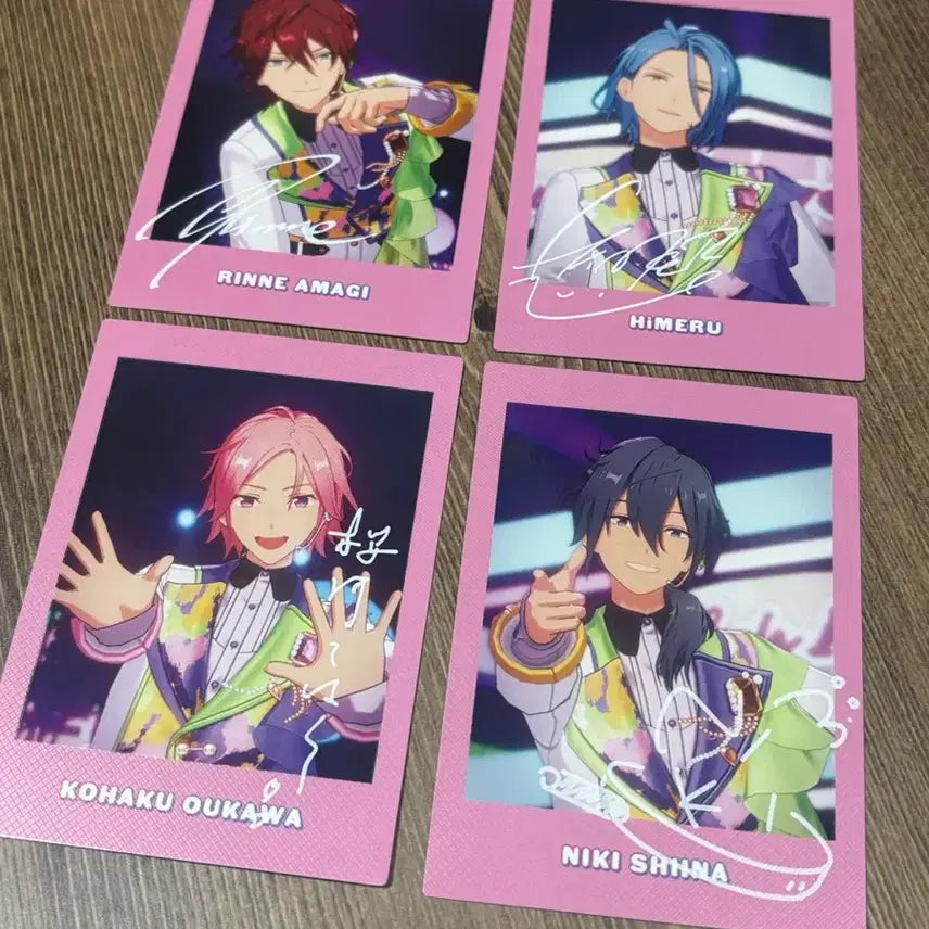 [BUNJANG] Ensemble Stars 8th Anniversary PASH! Hats K.V. Ra*bits Rinne Himeru Kohaku Niki Bundle Set / 앙스타 8주년 파샷츠 크비 린네 히메루 코하쿠 니키 일괄