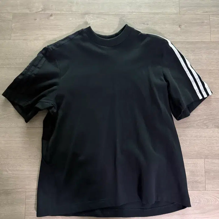 [BUNJANG] Y-3 Adidas Three-Stripe Short Sleeve T-Shirt / Y-3 아디다스 삼선 반팔