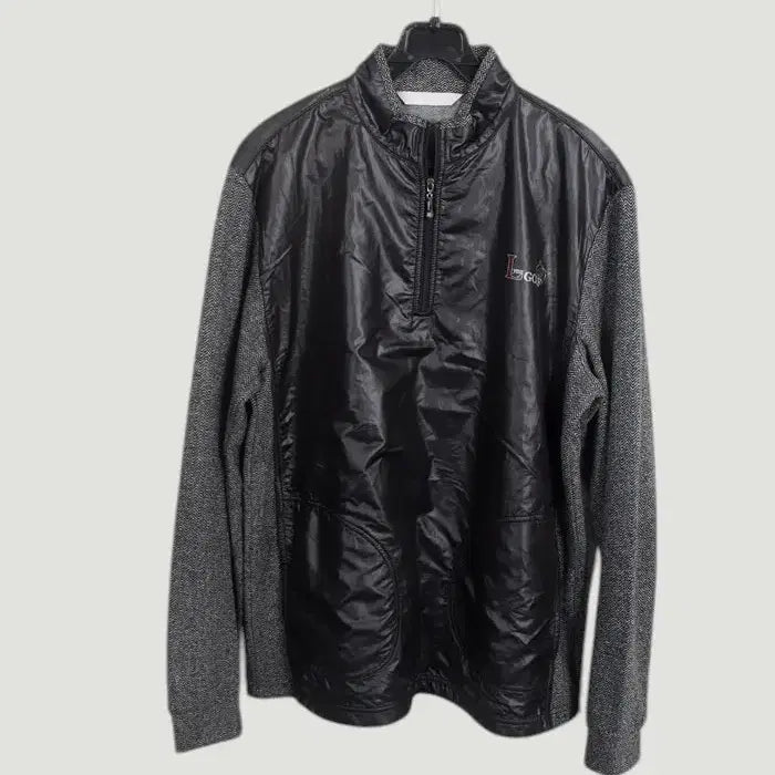 [BUNJANG] Lings Functional Windproof Half-Zip Knit GR (Men&